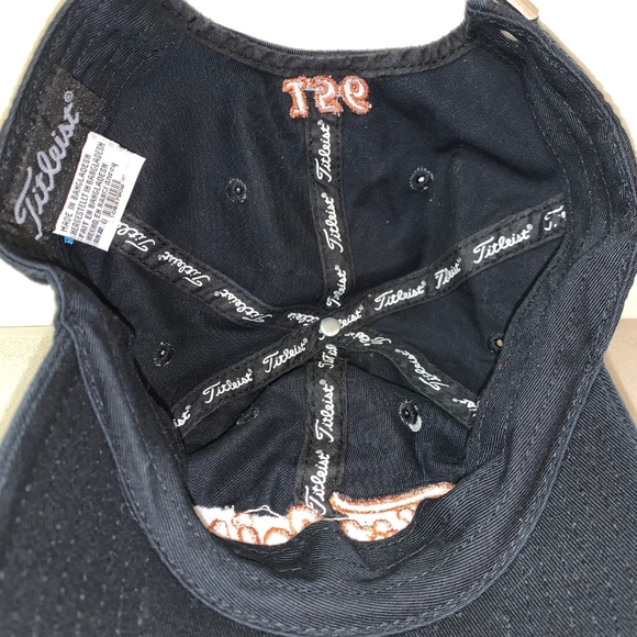 TITLEIST GOLF Adjustable Hat Cap Black - Picture 8 of 8